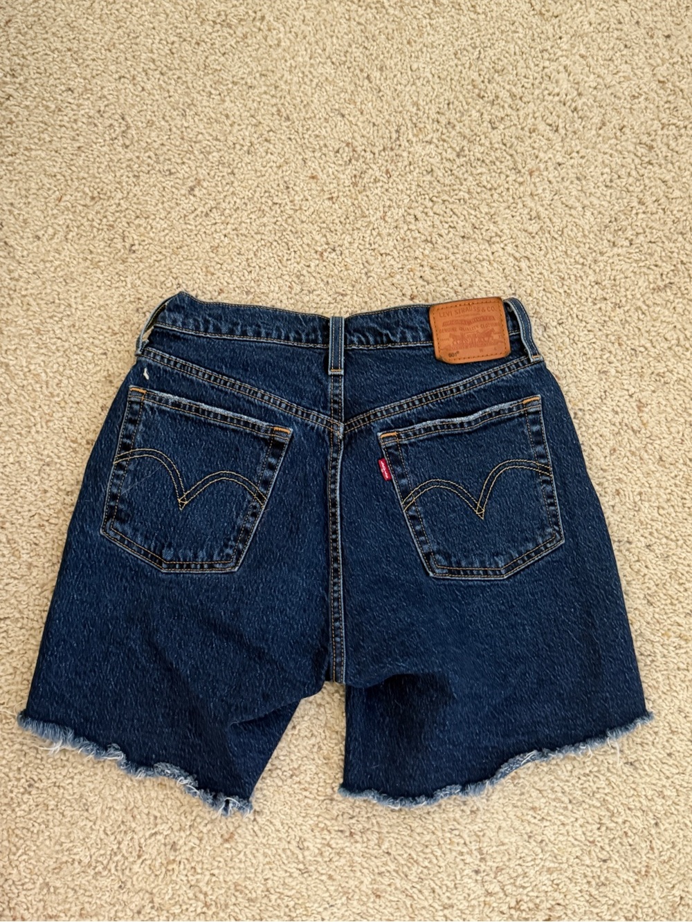 Levi's Indigo Denim Cutoff Shorts - Women's